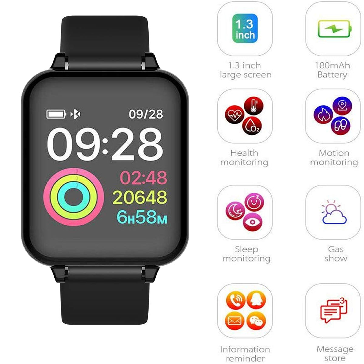 Smart Fit Total Wellness & Sports Activity Watch