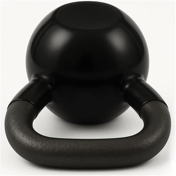 Vinyl Coated Cast Iron Kettlebell – 15lb to 70lb