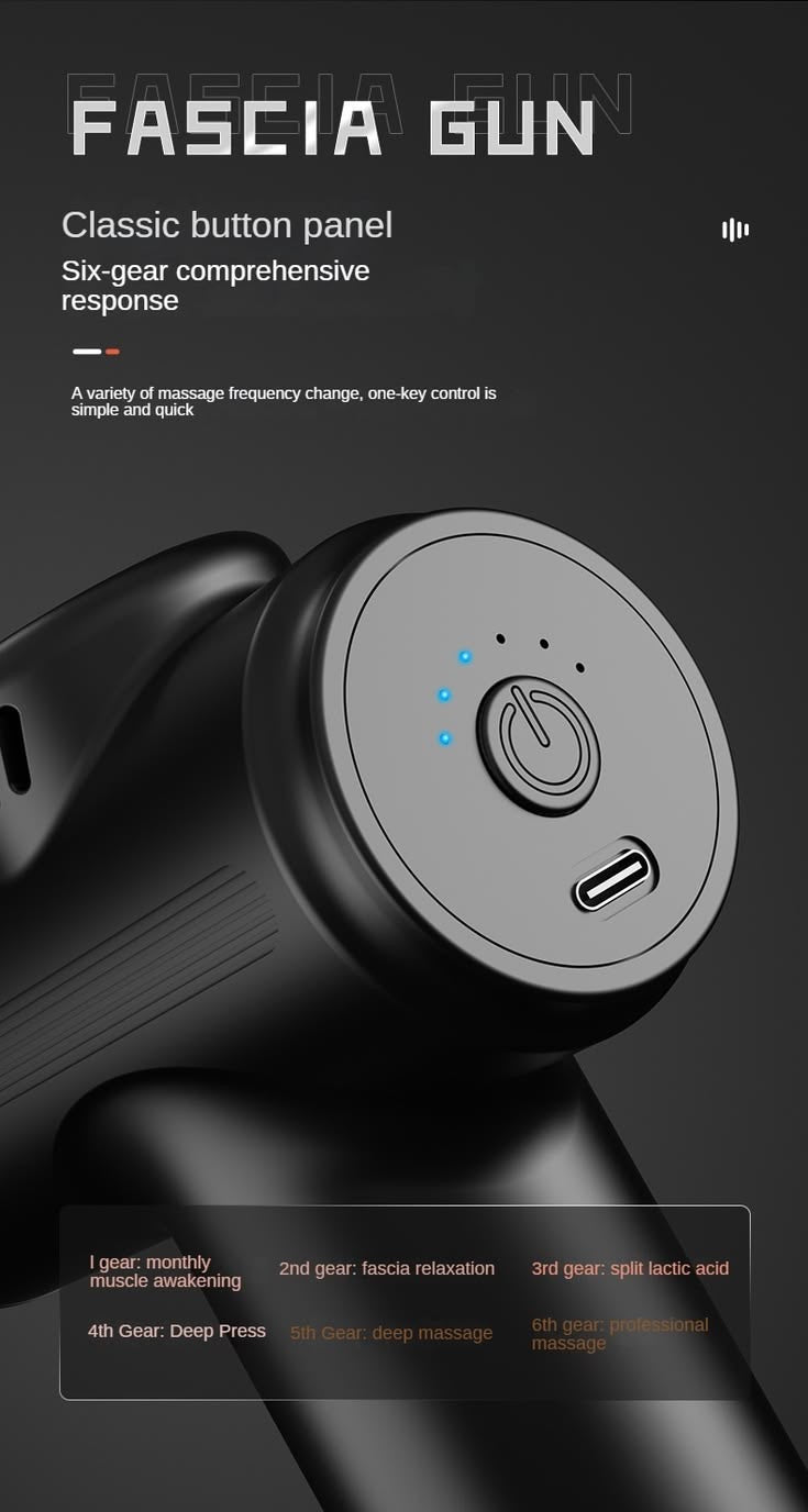 Mini Charging Fascia Vibration Massage Gun