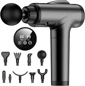 99-Level Deep Tissue Massage Gun - Grey